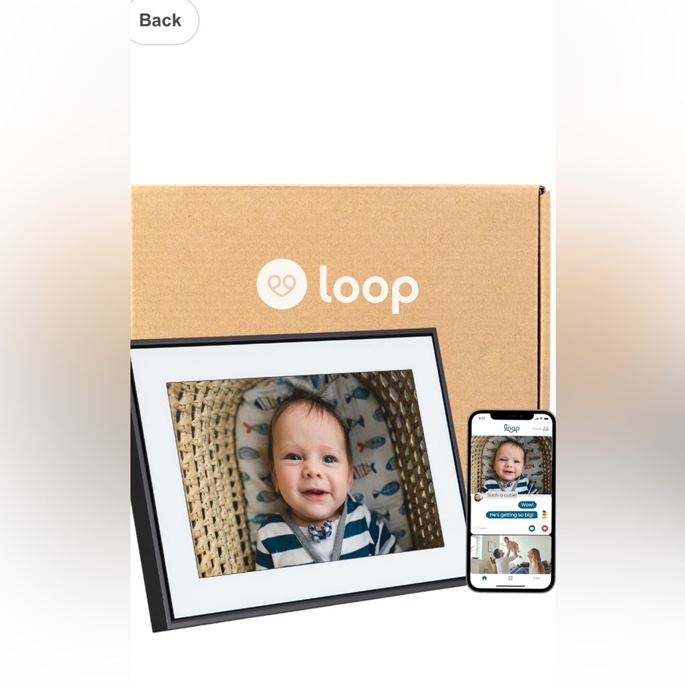 Loop digital picture frame